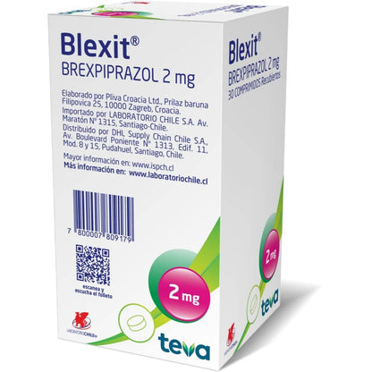 Blexit 2 Mg X 30 comprimidos recubiertos TEVA 