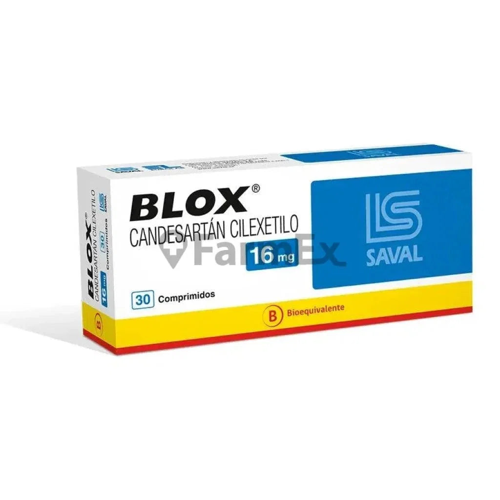 Blox 16 mg x 30 comprimidos.