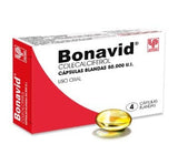 Bonavid 50.000 UI x 4 cápsulas blandas.