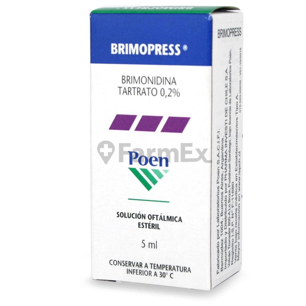 Brimopress Solución Oftálmico 0,2 % x 5 mL.