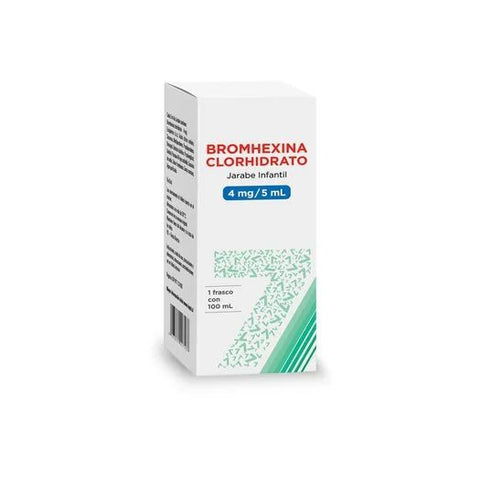 Bromhexina Jarabe Infantil 4 mg / 5 mL x 100 mL