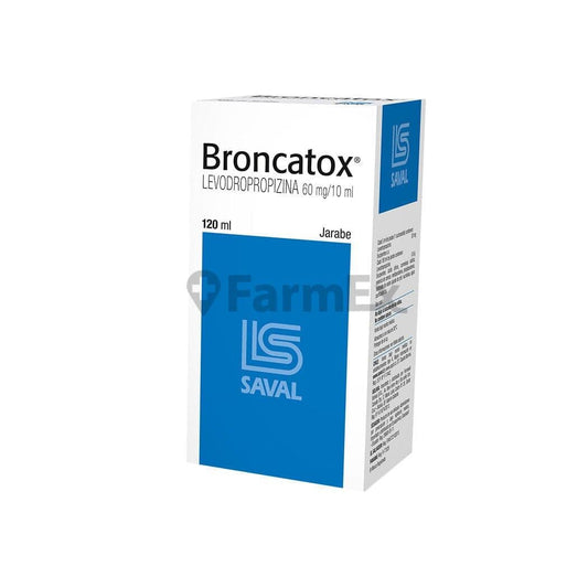 Broncatox 60 mg / 10 mL x 120 mL "Ley Cenabast" Farmex-MiaHealth-Persistente 