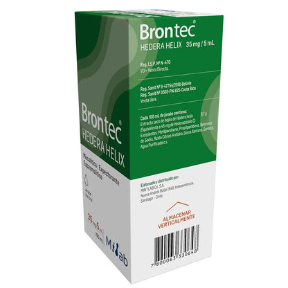 Brontec Jarabe 35 mg / 5 mL x 100 mL Farmex-Fonasa-Persistente 