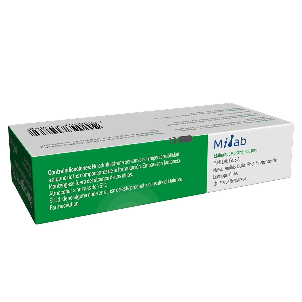 Bucogerm Tos Antitusivo Antiséptico Bucofaringeo x 10 comprimidos Farmex-Pluxee-Persistente 