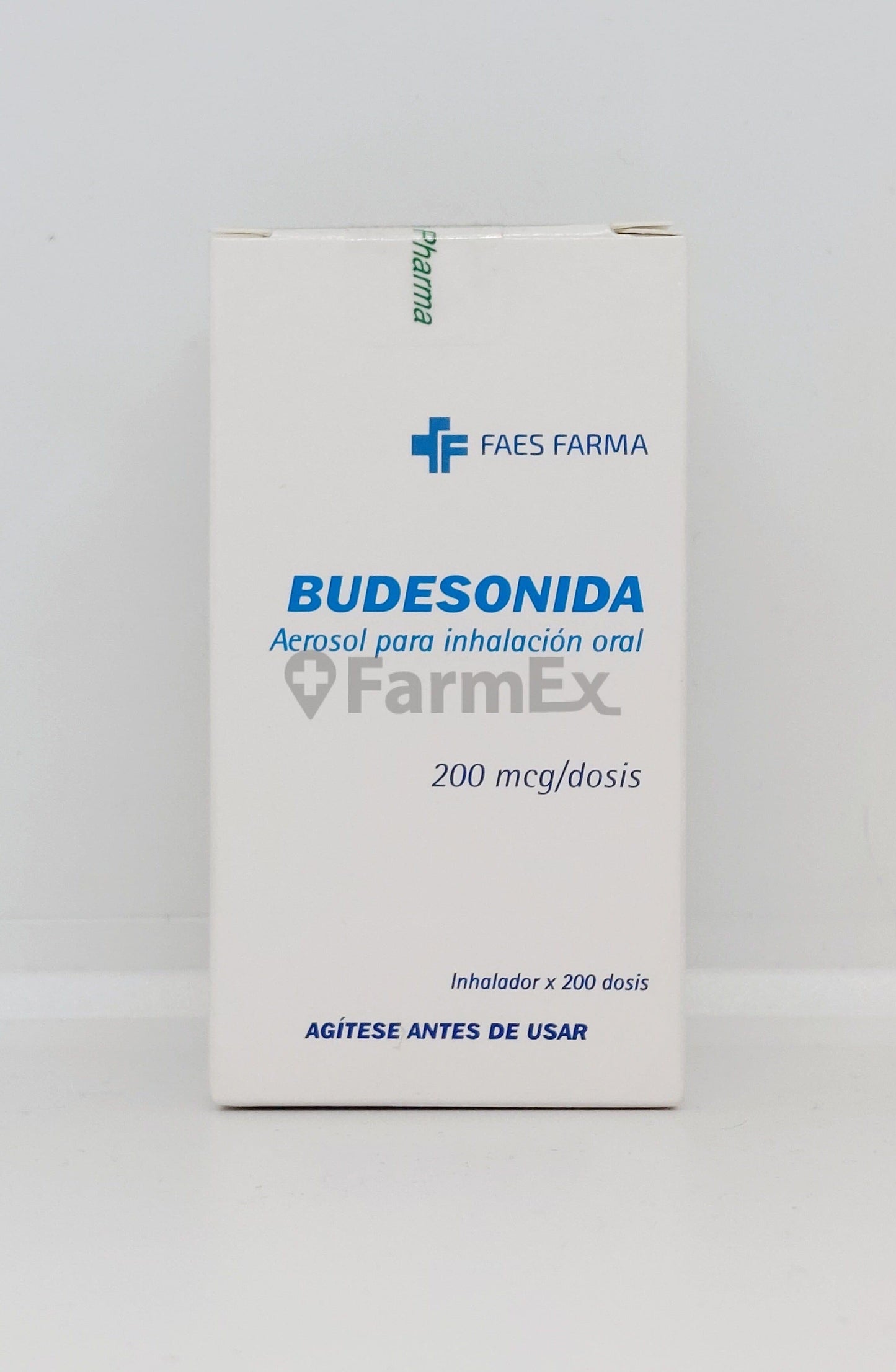 Budesonida Aerosol para Inhalación 200 mcg / dosis.