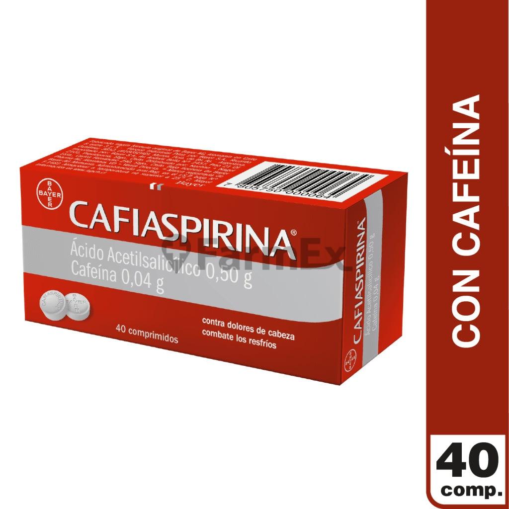 Cafiaspirina x 100 comprimidos (Bayer).