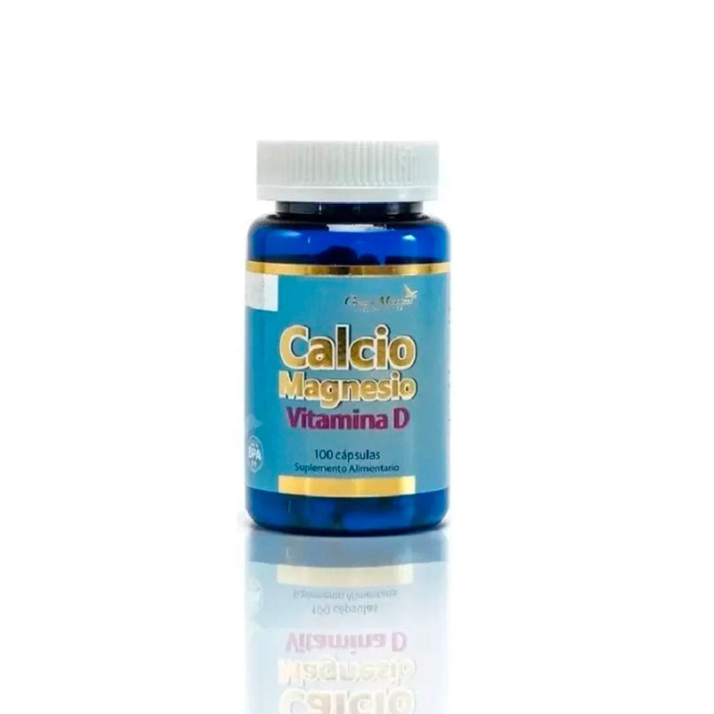 Calcio Magnesio con Vitamina D x 100 cápsulas Farmex-Fonasa-Persistente 