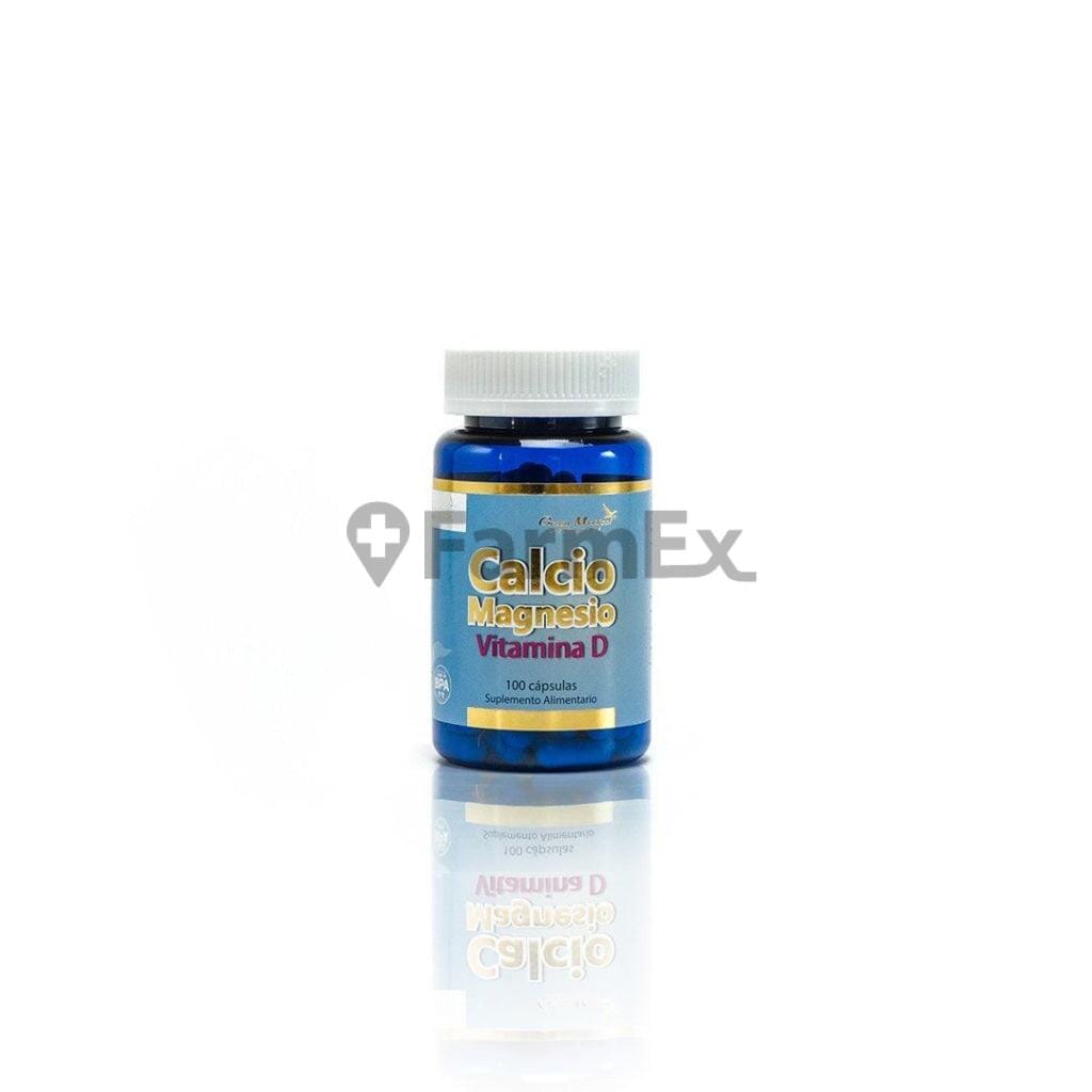 Calcio Magnesio con Vitamina D x 60 cápsulas Farmex-VidaTres-Persistente 