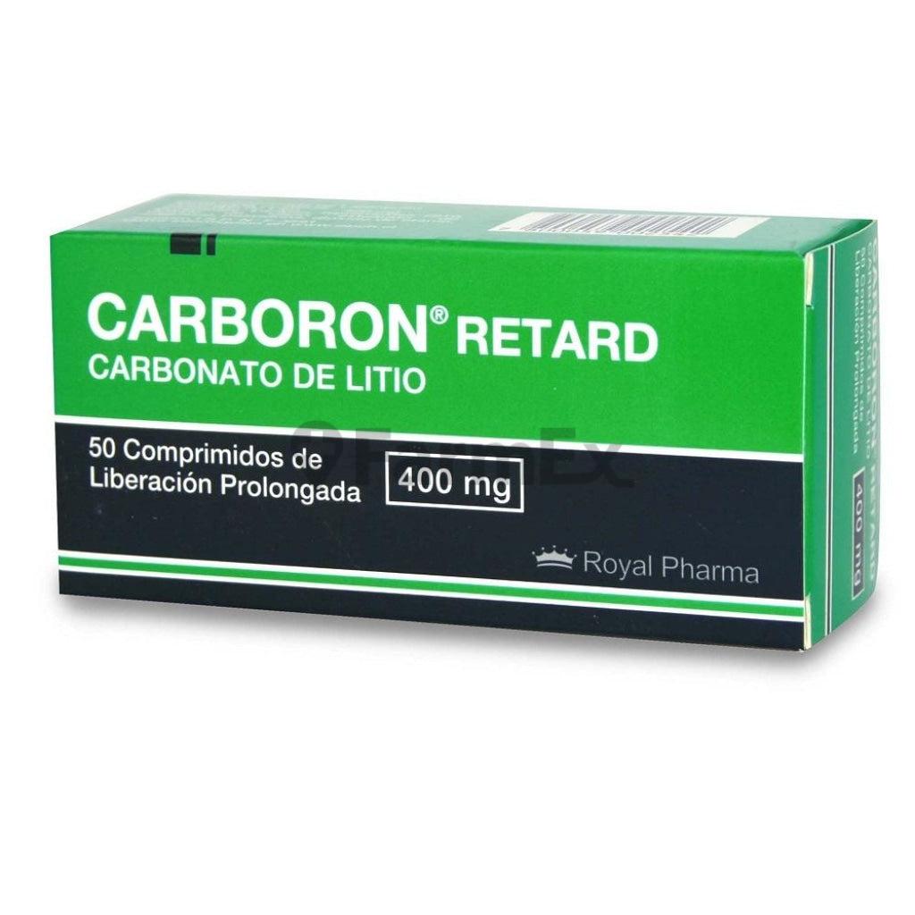 Carboron Retard 400 mg x 50 comprimidos.