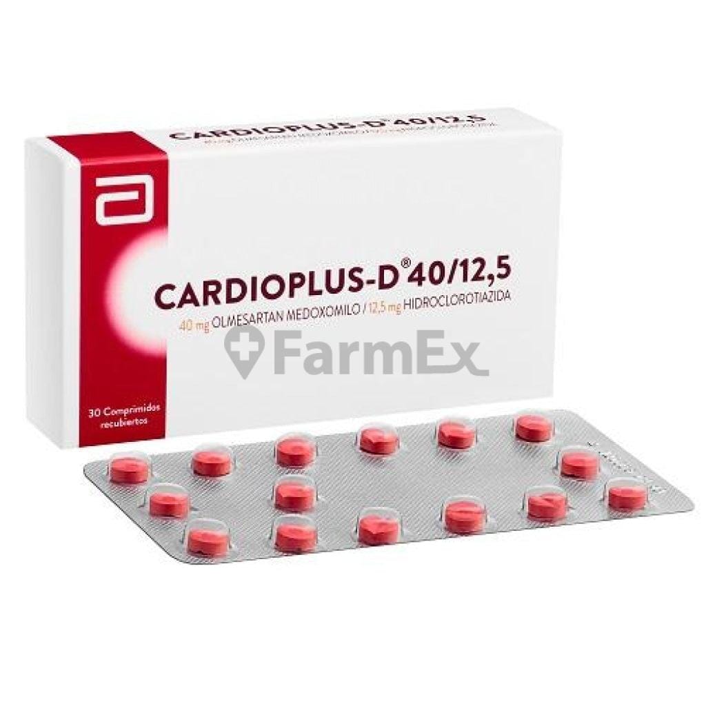 Cardioplus D 40 / 12,5 mg x 30 comprimidos Farmex-Fonasa-Persistente 