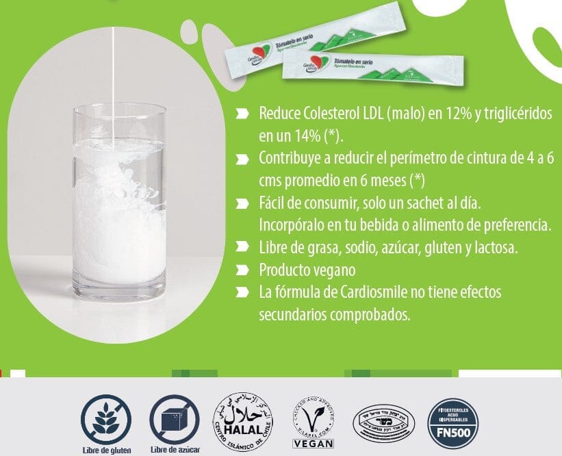 Cardiosmile 8 mL x 30 Sachets Farmex-MiaHealth-Persistente 