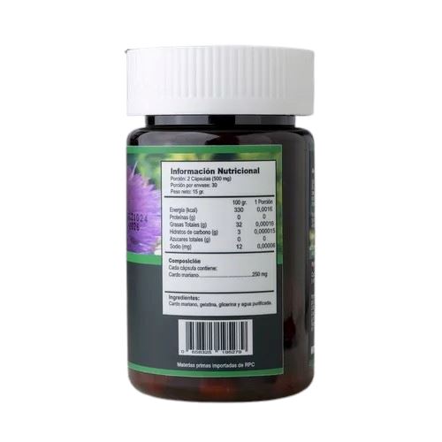 Cardo Mariano 250 mg x 60 cápsulas GREEN MEDICAL 