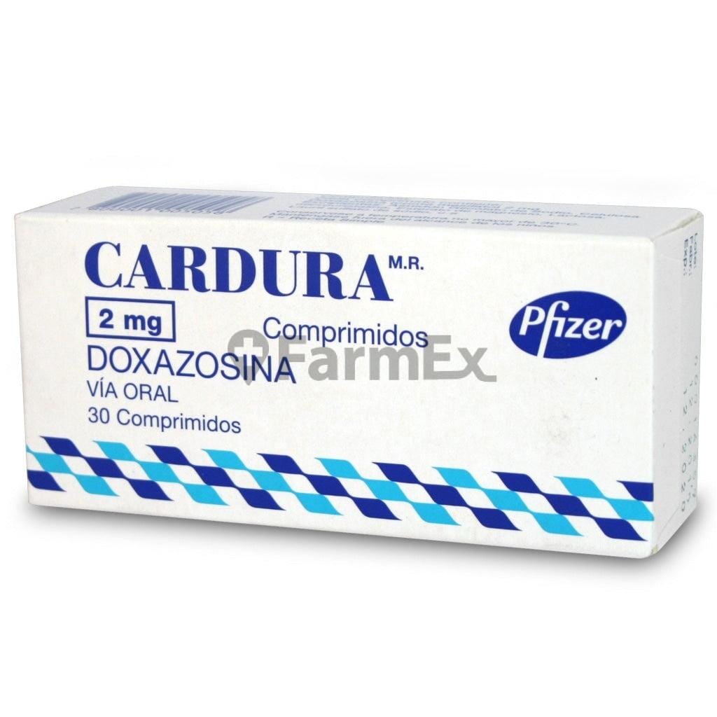 Cardura Doxazosina 2 mg x 30 comprimidos