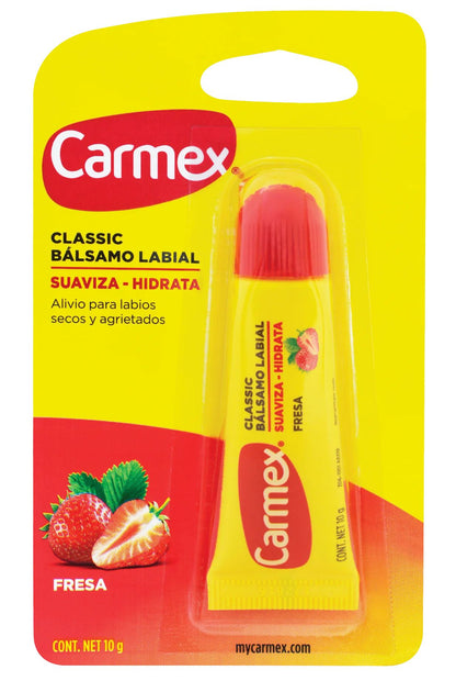 Carmex Frutilla Tubo - Bálsamo Labial 10 g CARMEX 