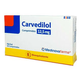 Carvedilol 12,5 mg x 30 comprimidos "Ley Cenabast"