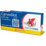 Carvedilol 6,25 mg x 30 comprimidos