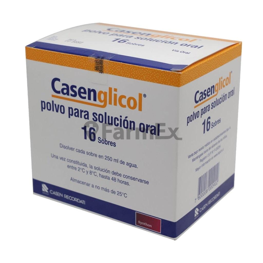Casenglicol "Polvo Solución Oral" x 16 sobres Farmex-MiaHealth-Persistente 