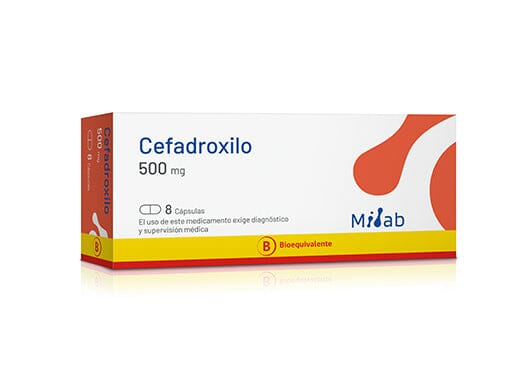 Cefadroxilo 500 mg x 8 cápsulas