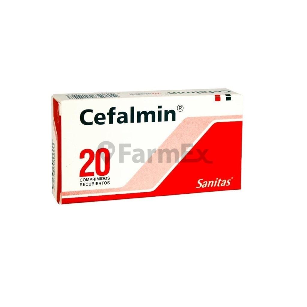 Cefalmin x 20 comprimidos Farmex-Fonasa-Persistente 
