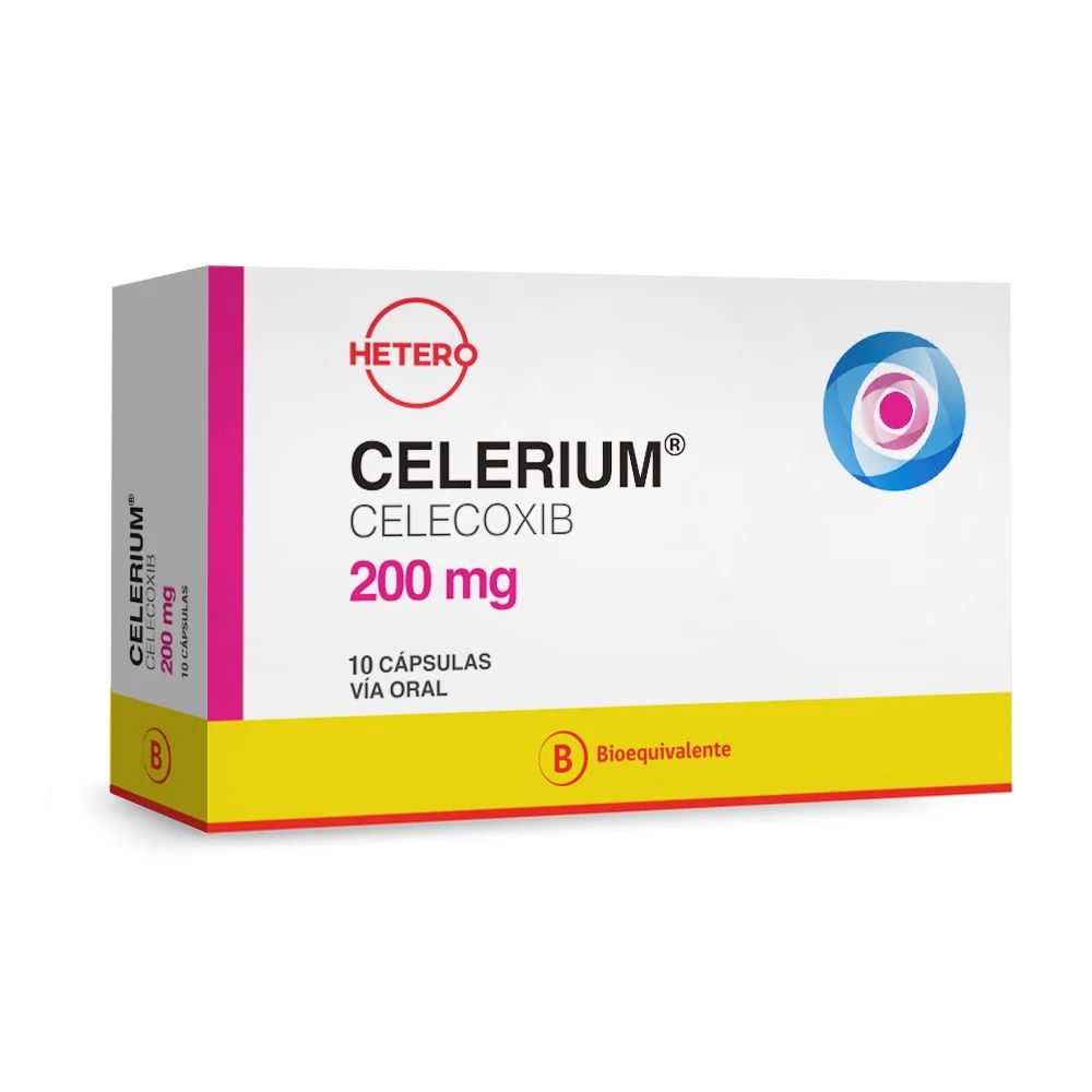 Celerium 200 mg x 10 cápsulas.