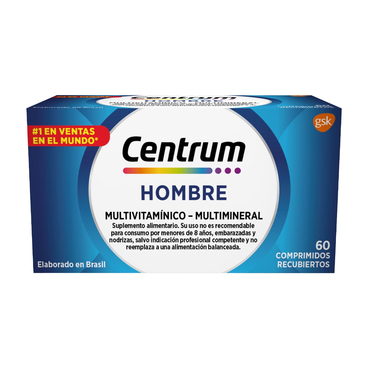 Centrum Hombre x 60 comprimidos.