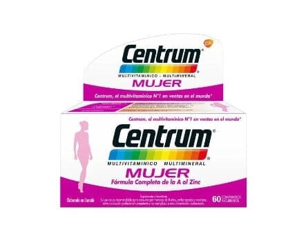 Centrum Mujer x 60 comprimidos Farmex-VidaTres-Persistente 