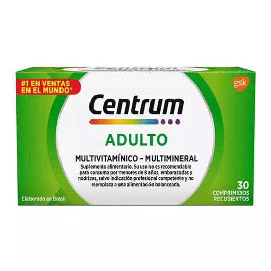 Centrum Multivitaminico - Multimineral x 30 comprimidos GSK 