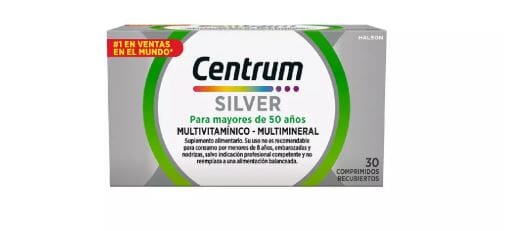 Centrum Silver x 30 comprimidos Farmex-BanMedica-Persistente 