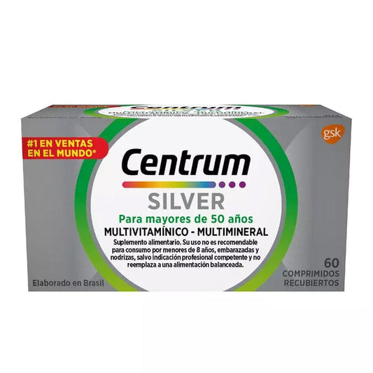 Centrum Silver x 60 comprimidos GSK 