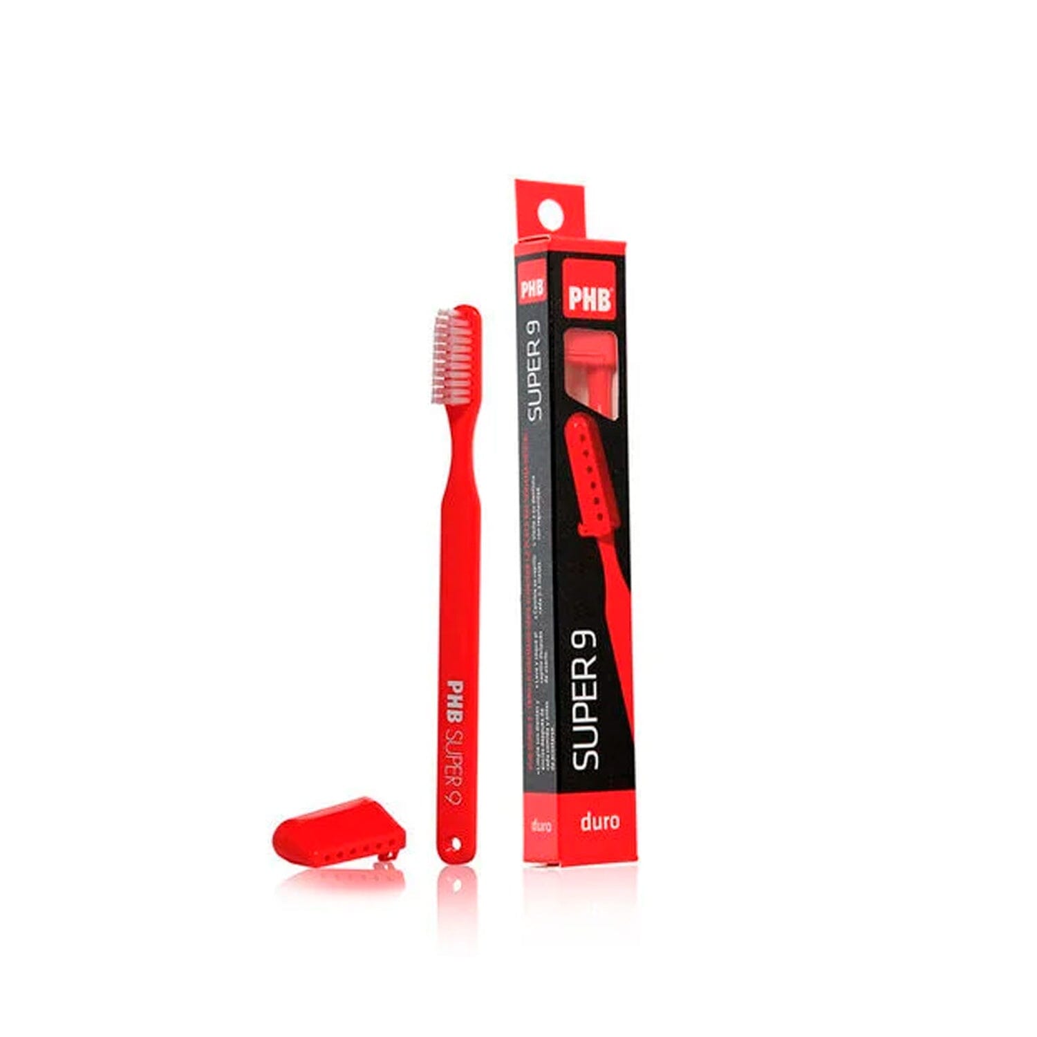 Cepillo Dental PHB Super 9 Duro x 1 unidad Farmex-BanMedica-Persistente 