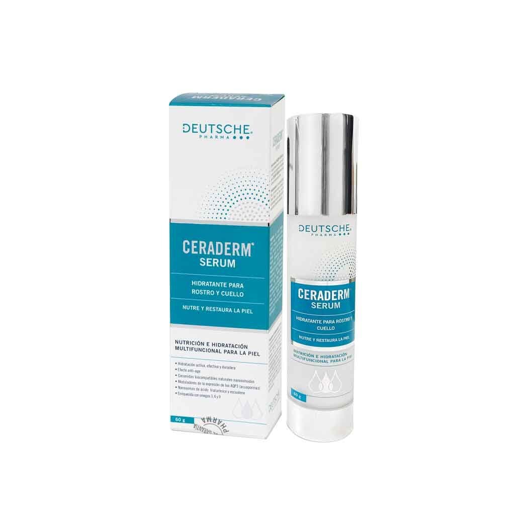 Ceraderm Serum Hidratante para Rostro y Cuello X 60 g DEUTSCHE PHARMA 