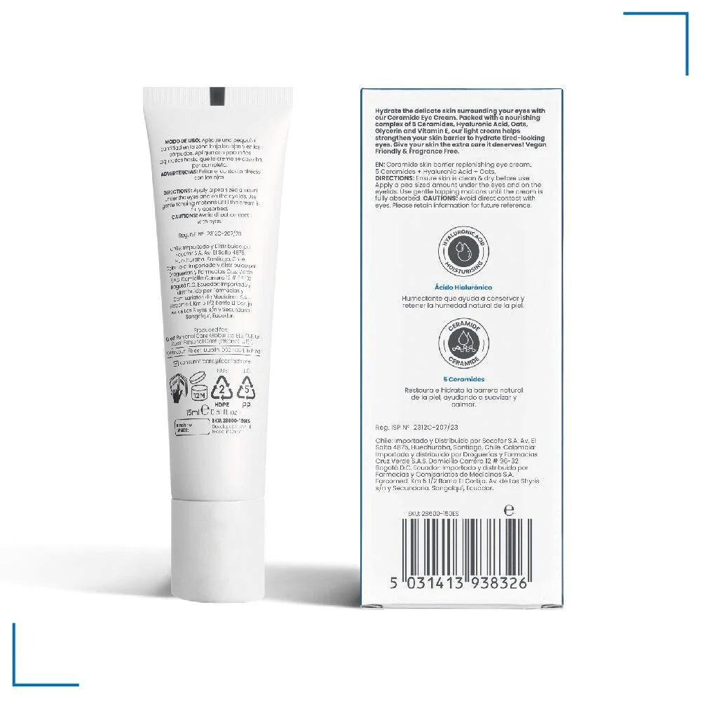 CERAMIDE Contorno de Ojos Regenerador 15 mL Facefacts 