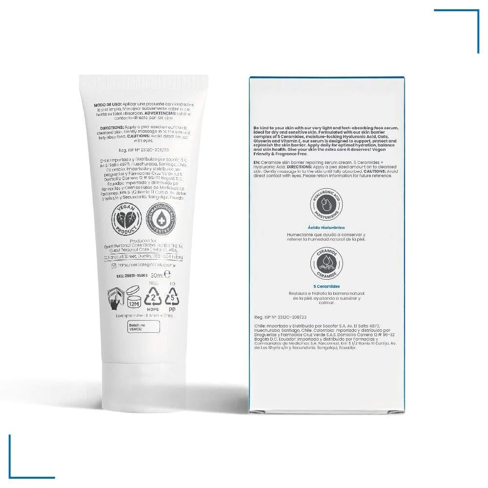 CERAMIDE Sérum Reparador 30 mL Facefacts 