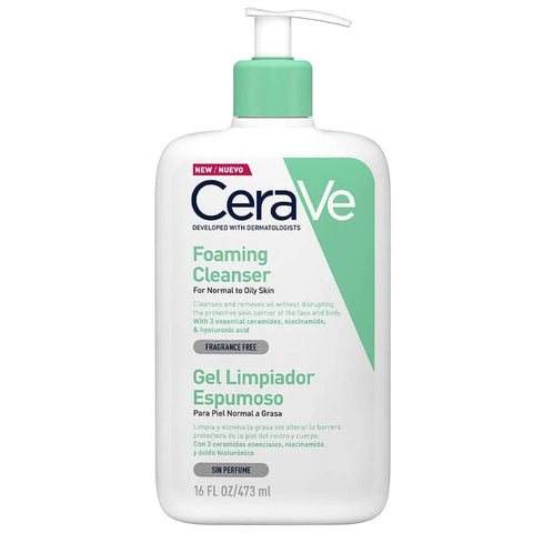 Cerave Gel Limpiador Espumoso x 473 mL