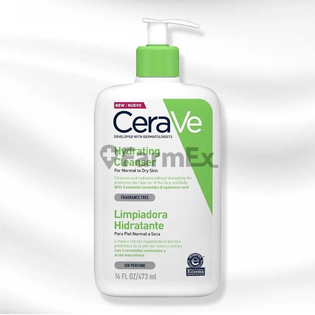 Cerave Limpiadora Hidratante x 473 mL Farmex-Fonasa-Persistente 