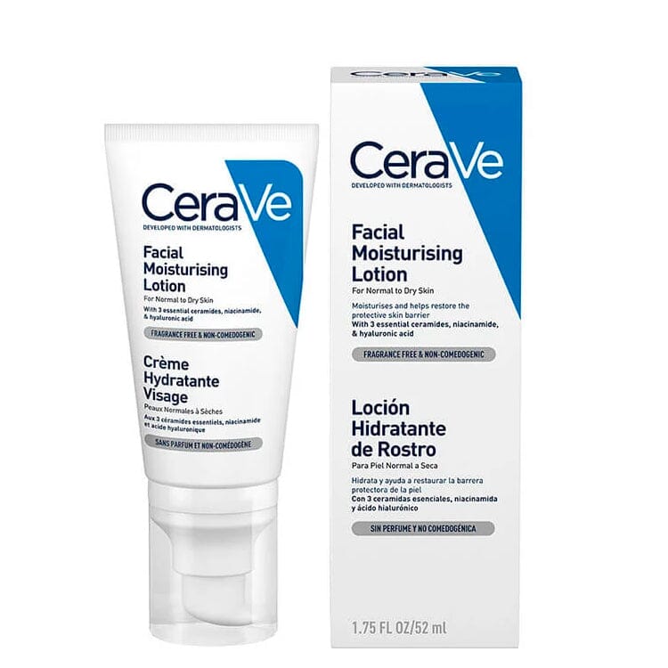 Ceravé Loción Hidratante Facial PM x 52 mL.