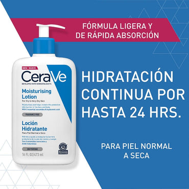Ceravé Loción Hidratante Para Piel Seca a Muy Seca x 473 mL cerave 