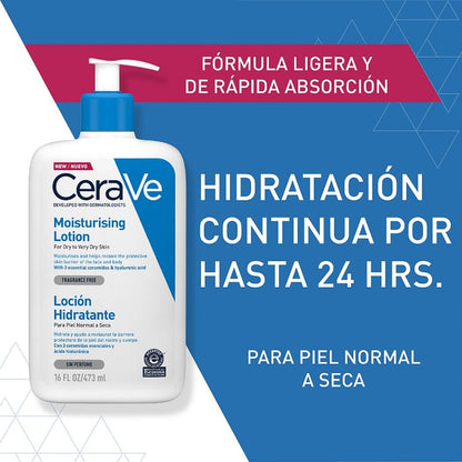 Ceravé Loción Hidratante Para Piel Seca a Muy Seca x 473 mL cerave 