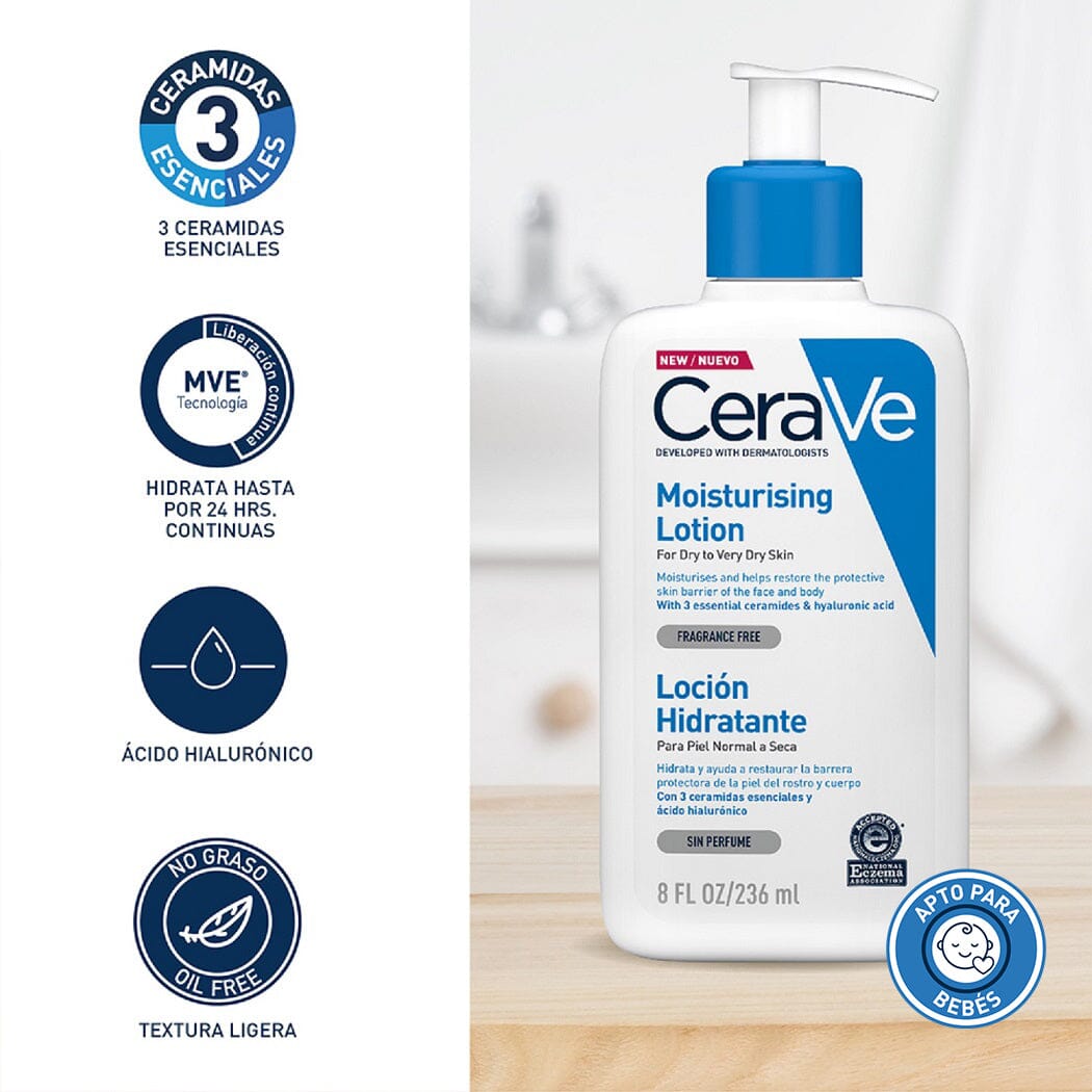 Ceravé Loción Hidratante Para Piel Seca a Muy Seca x 473 mL cerave 