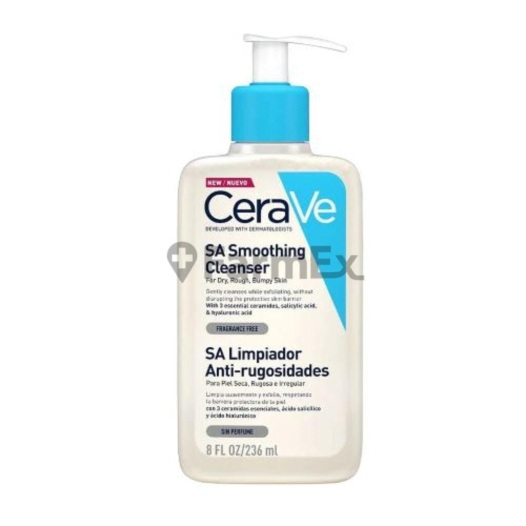Cerave SA Limpiador anti-Rugosidades x 236 mL Farmex-Fonasa-Persistente 
