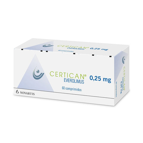 CERTICAN TAB  0.25 MG  60 COMP