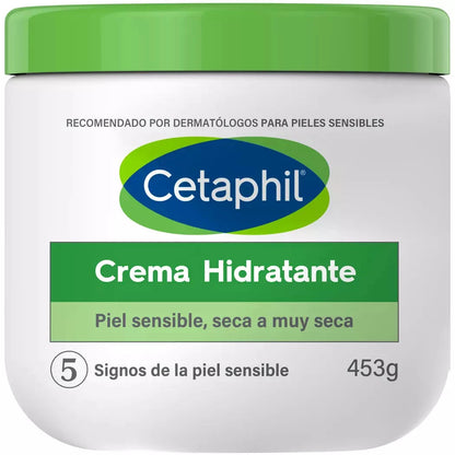 Cetaphil Crema Hidratante "Piel Normal, Seca y/o Sensible" x 453 g GALDERMA 