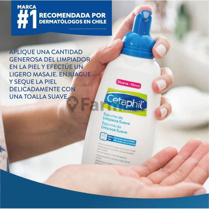 Cetaphil Espuma Limpiadora "Piel Sensible" x 236 mL Farmex-Pluxee-Persistente 