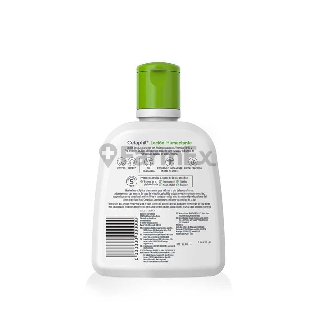 Cetaphil Loción Humectante x 237 mL Farmex-Fonasa-Persistente 