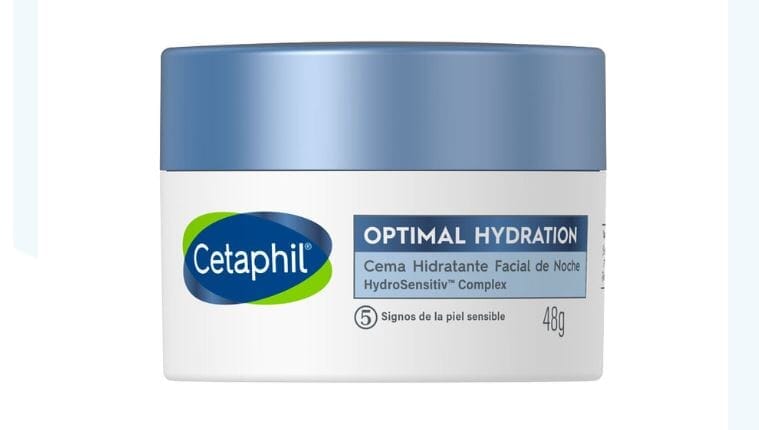 CETAPHIL Optimal Hydration Crema Facial Noche - 48 grs Farmex-Pluxee-Persistente 