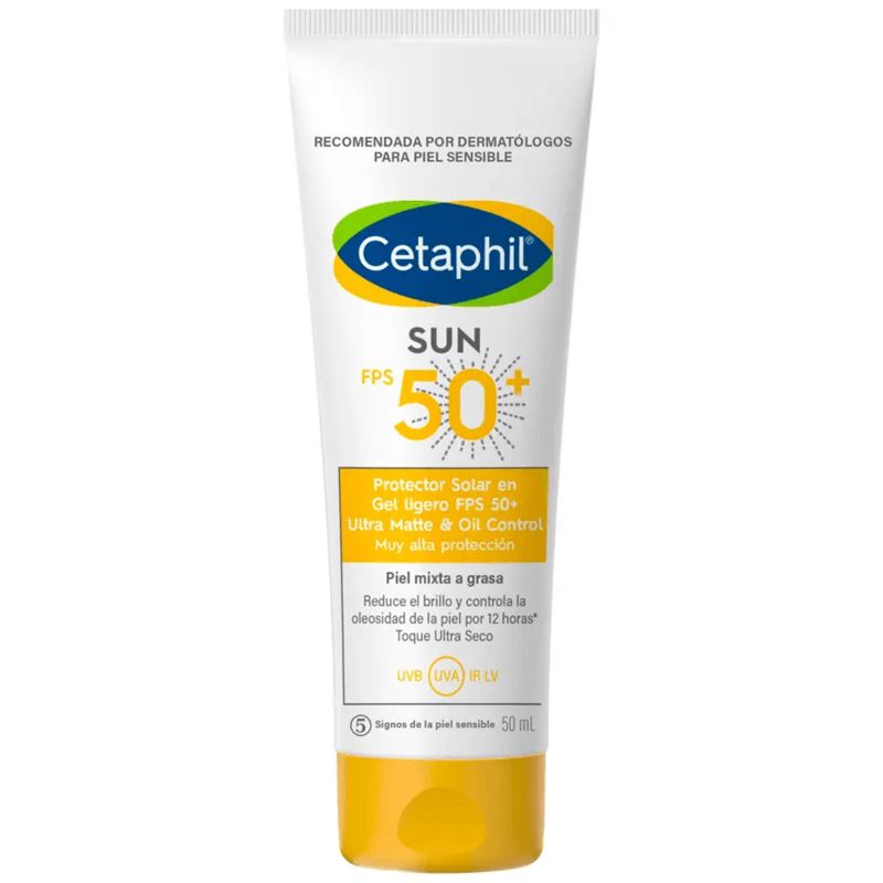 Cetaphil Sun - Sun Oil Control sin color Piel Mixta a Grasa - 50 ml Galderma 