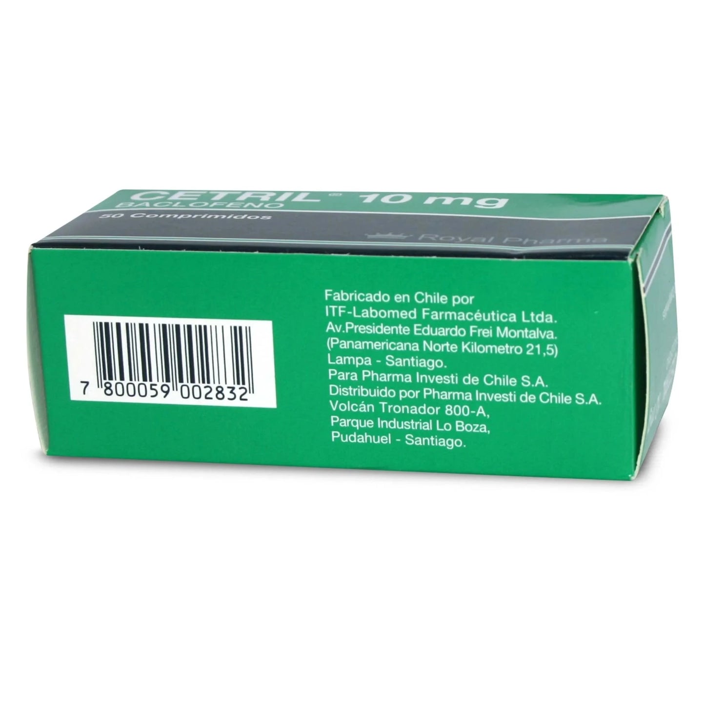 Cetril 10 Mg 50 comprimidos ROYAL PHARMA 