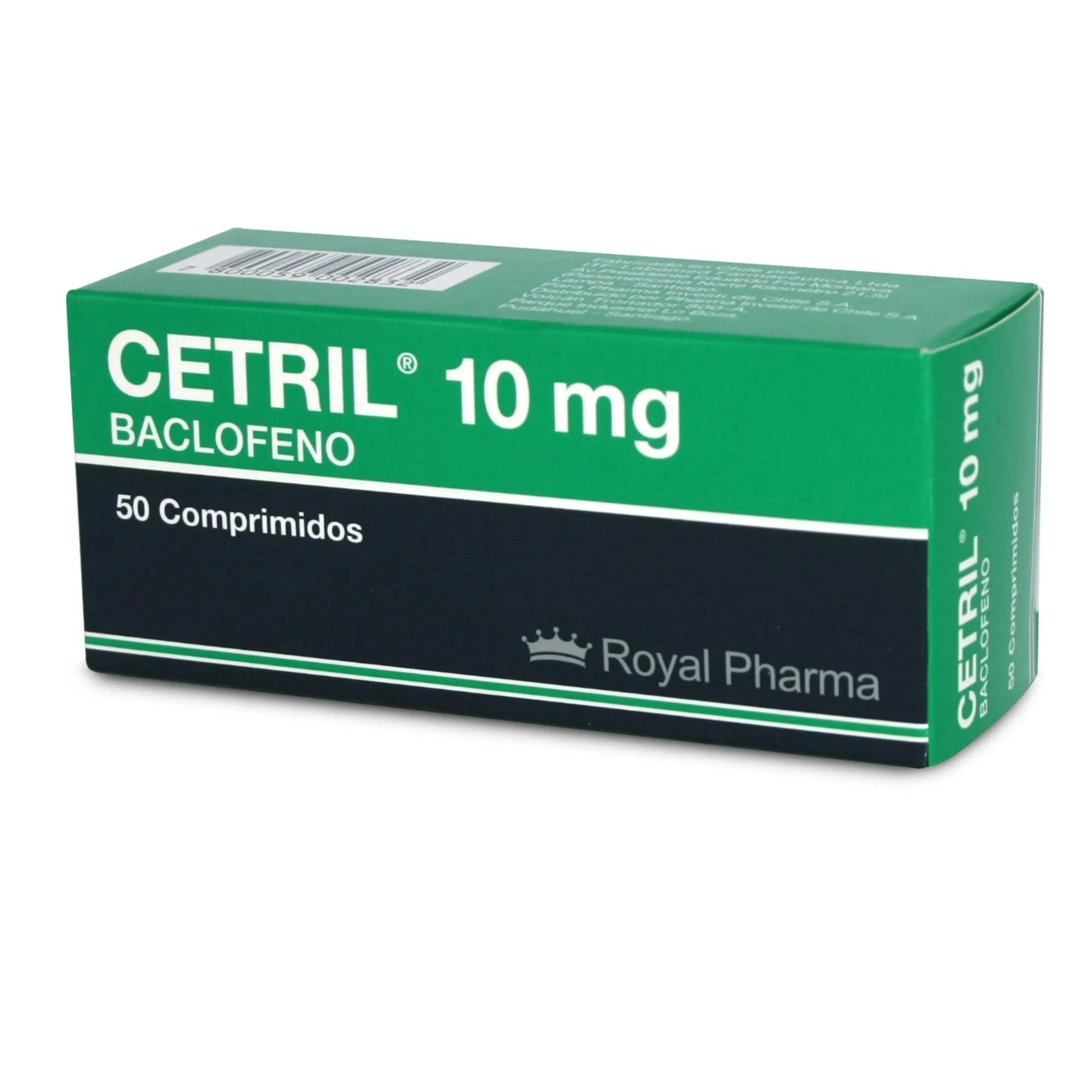 Cetril 10 Mg 50 comprimidos ROYAL PHARMA 