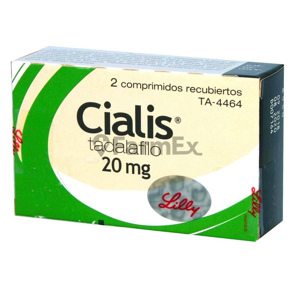 Cialis Tadalafilo 20 mg x 2 comprimidos susc-1 de 5 meses Farmex-Suscripciones-Persistente 