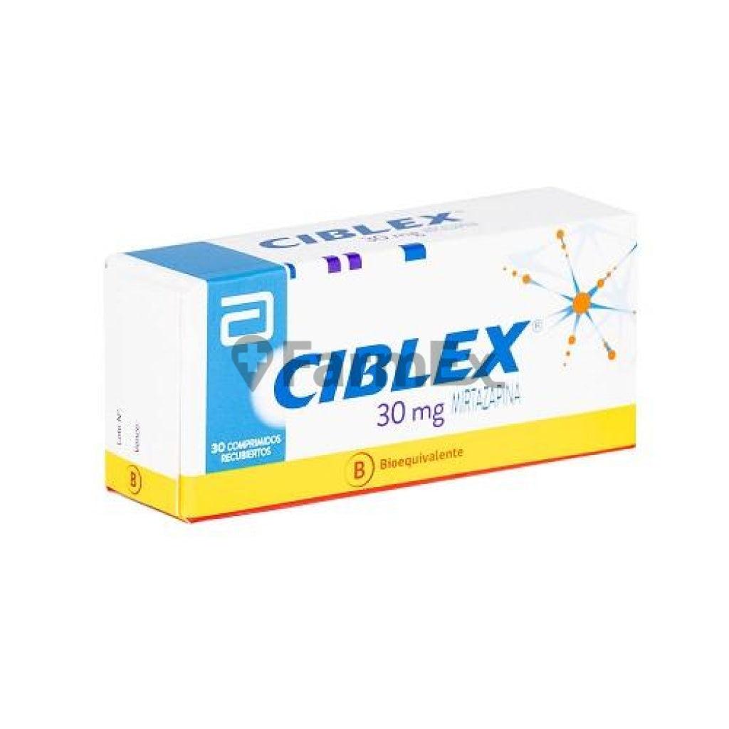 Ciblex 30 mg x 30 comprimidos.